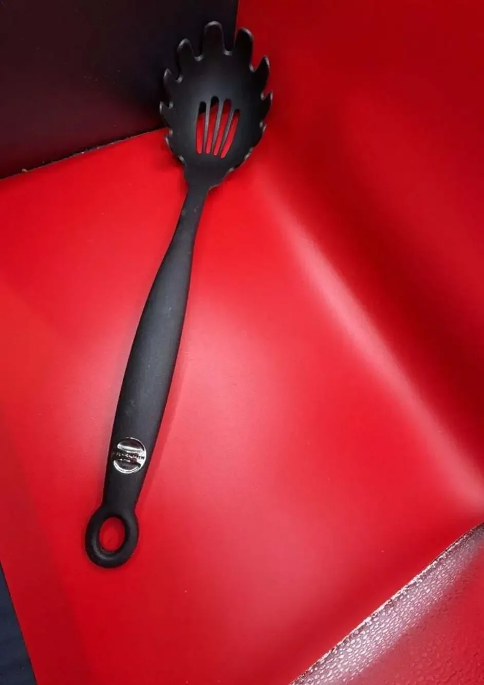 KitchenAid Black Nylon Spaghetti Server Pasta Fork Utensil